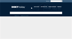 Desktop Screenshot of dokyholiday.cz